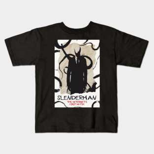 Slenderman - Internet's First Myth Kids T-Shirt